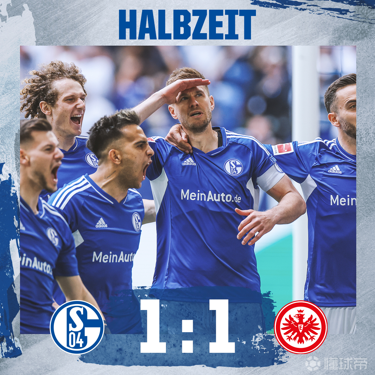 法兰克福客场绝地逆转战胜沙尔克的简单介绍